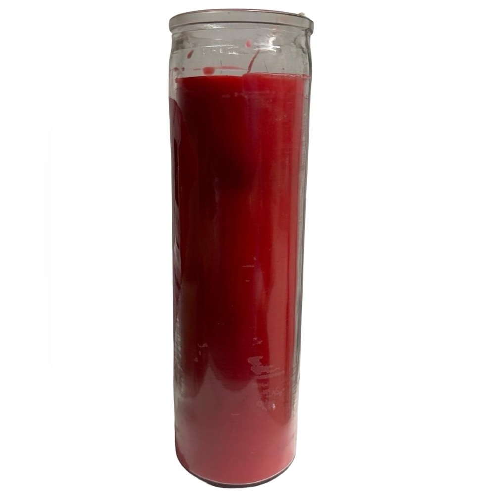 Plain red  7 days candle / vela liso rojo 7 dias